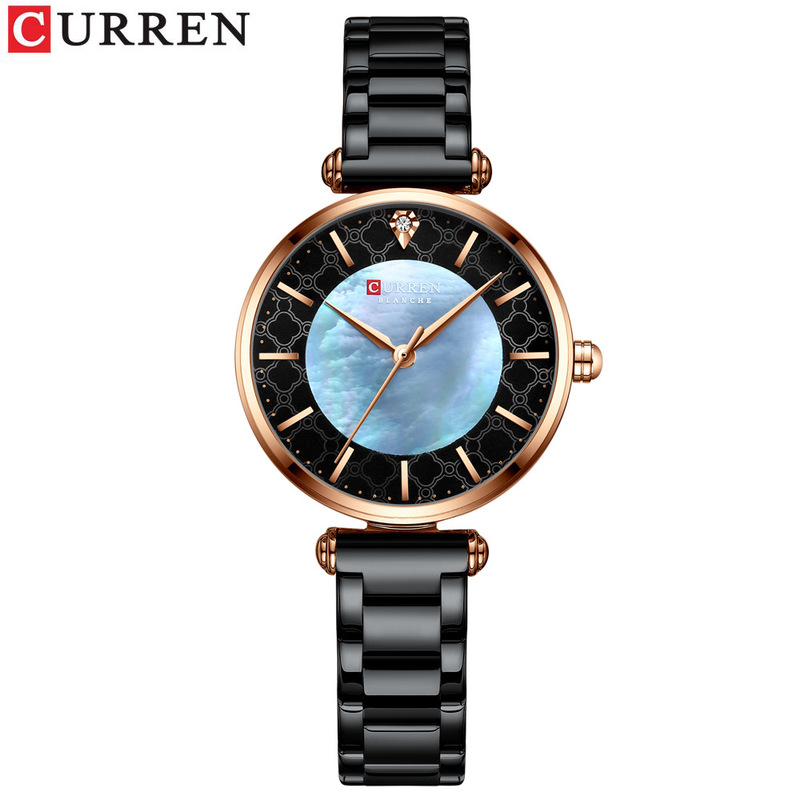 CURREN 9072 women's small dial waterproof watch simple shell business Watch