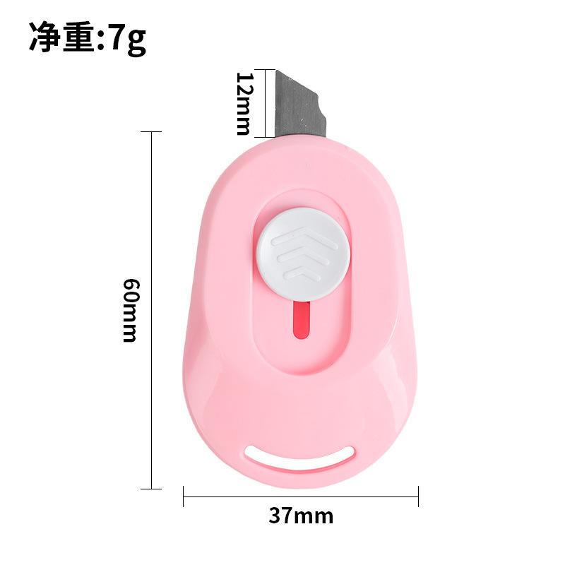 かわいいミニナイフ携帯の小さいサイズのキャンディー色の学生はペーパーカッターで速達のナイフを分解します。|undefined