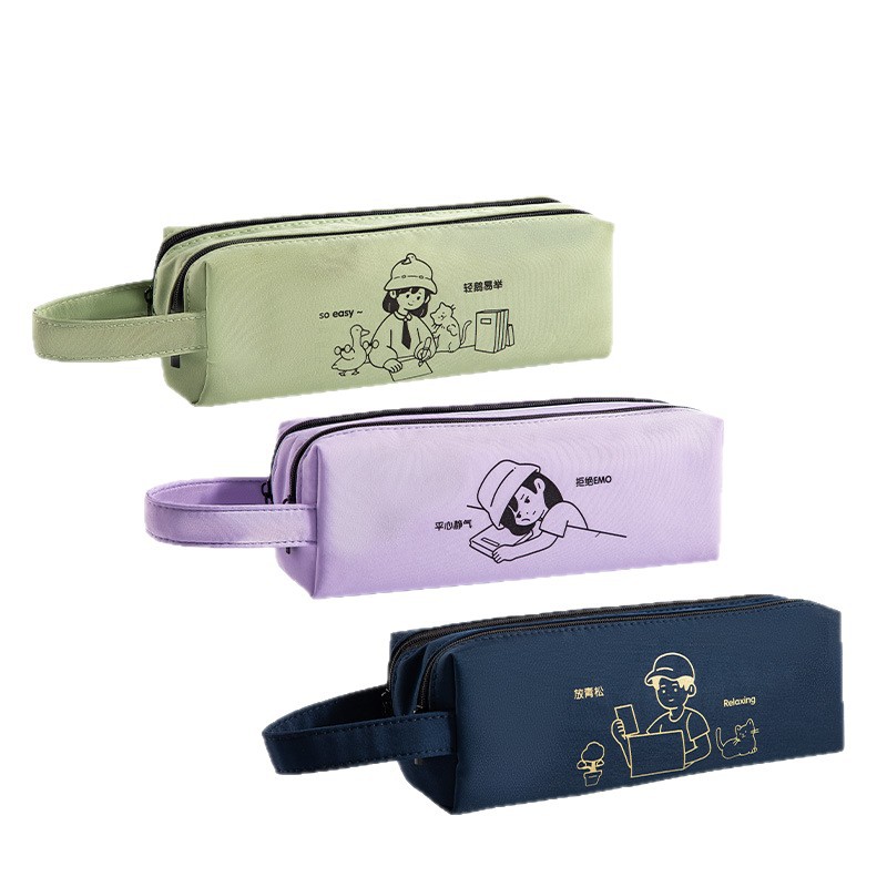 Capacious cute pencil case for students, school children's stationery 5
