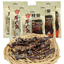 70克*5袋 广西南宁特产牌香辣牛肉条牛肉巴 肉类休闲零食小吃