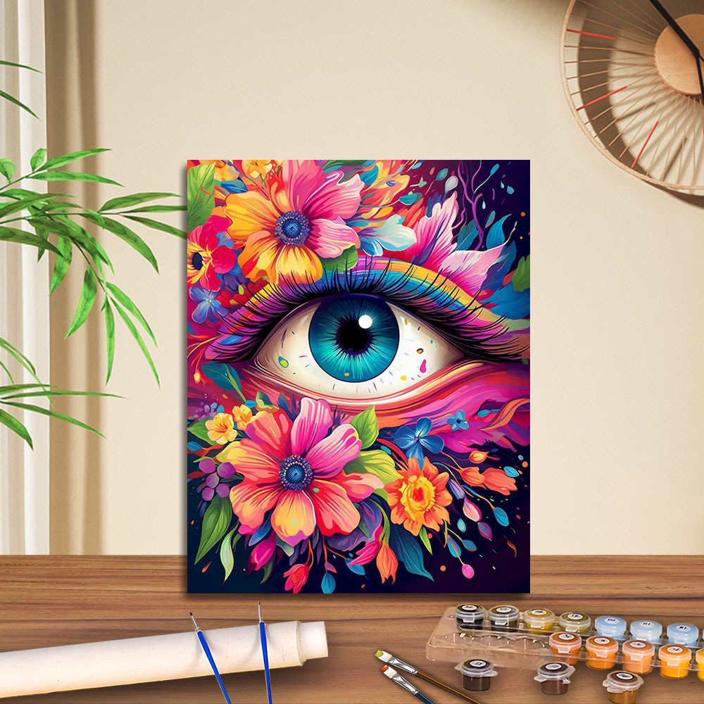 Transfronterizo jitdiy agente de pintura al óleo digital fabricantes al por mayor puestos de pintura al óleo artesanal pintura decorativa Amazon relleno de color