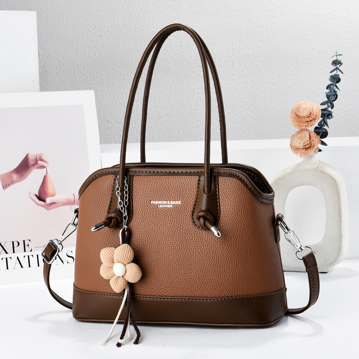 Colgante de muñecas de color, bolso de mano, bolso de hombro diario, bolso de moda, bolso de mano