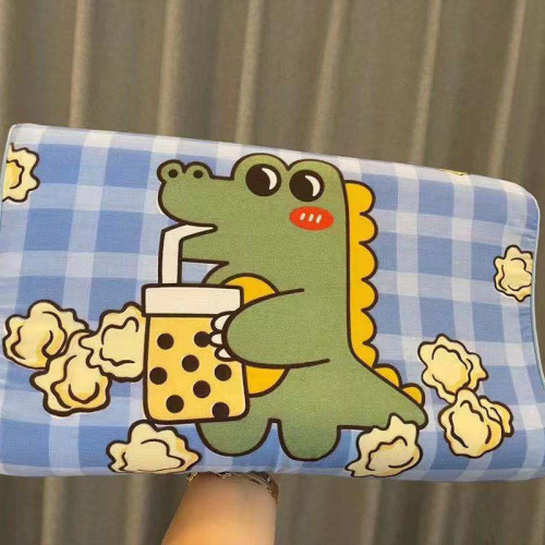 New Children's Cartoon Latex Pillow Student Baby Cervical Support Pillow Core Live Stream Gift Pillow Manufacturer Wholesale Distributor
