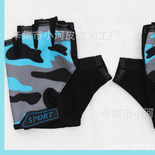 Children's gloves kids riding half finger skateboard roller skating outdoor sports boys and girls bicycle gloves wholesale