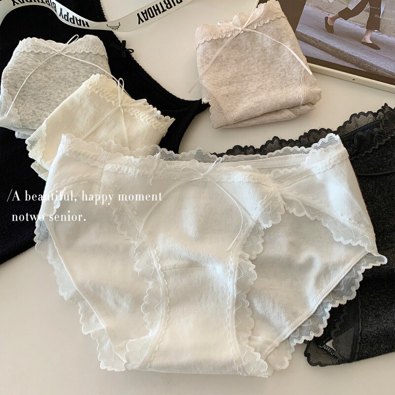High-Slit Sexy Women's Panties 2026 New Style Seamless Lace-Trimmed Non-Binding Women's Briefs High-Slit Sexy Women's Panties 2026 New Style Seamless Lace-Trimmed Non-Binding Women's Briefs