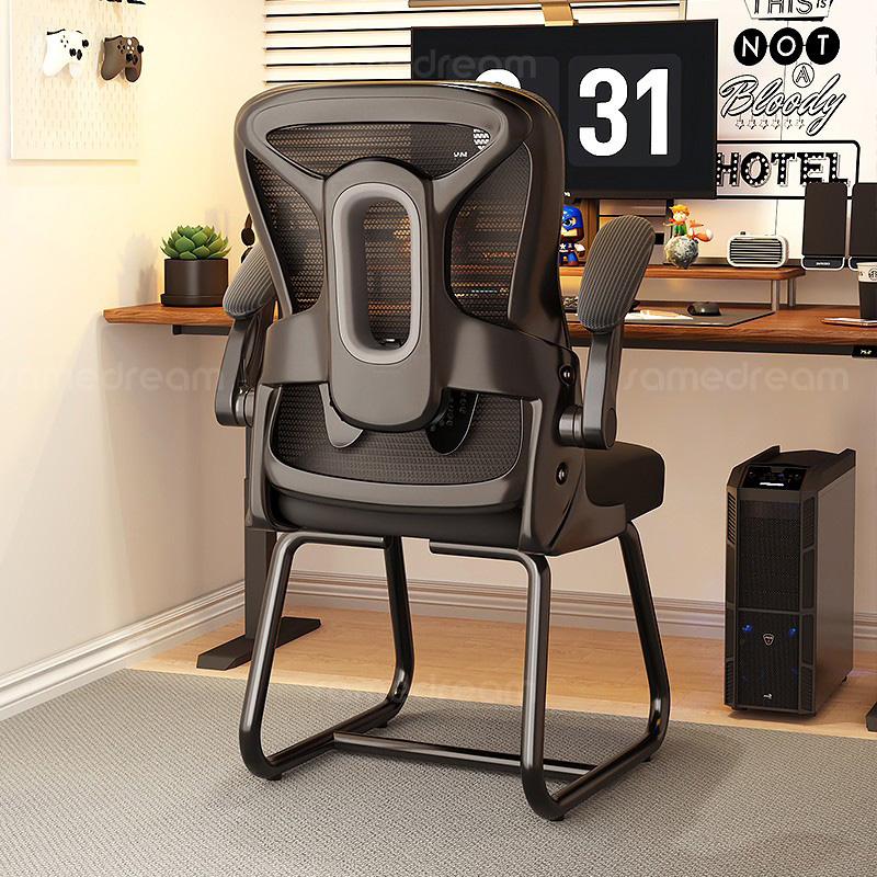 Computer Chair, Comfortable and Sedentary, Home Office Seat, Ergonomic Gaming Chair, Bedroom Desk Stool, Backrest Chair