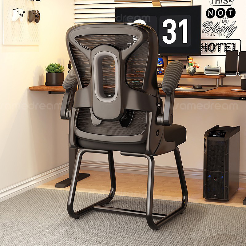 Computer Chair, Comfortable and Sedentary, Home Office Seat, Ergonomic Gaming Chair, Bedroom Desk Stool, Backrest Chair