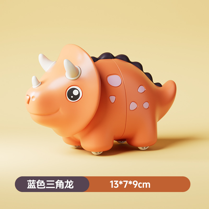 Juguetes para niños impactan dinosaurios telescópicos colisión deformación creativa dinosaurio juguetes de jardín de infantes pequeños juguetes de regalo al por mayor