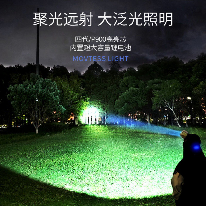 Venta al por mayor montado en la cabeza fuerte faro de luz recargable al aire libre hogar Super brillante linterna de largo alcance Faro de pesca larga resistencia