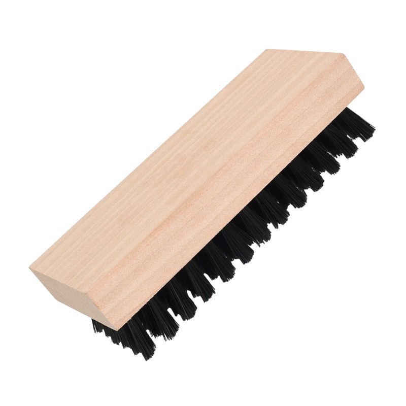 Cepillo de pelo de caballo Yingte, pulido de aceite, eliminación de polvo, cepillo de zapatos de cuero de piel suave, cepillo de limpieza de melena de madera maciza para el hogar, cepillo de zapatos