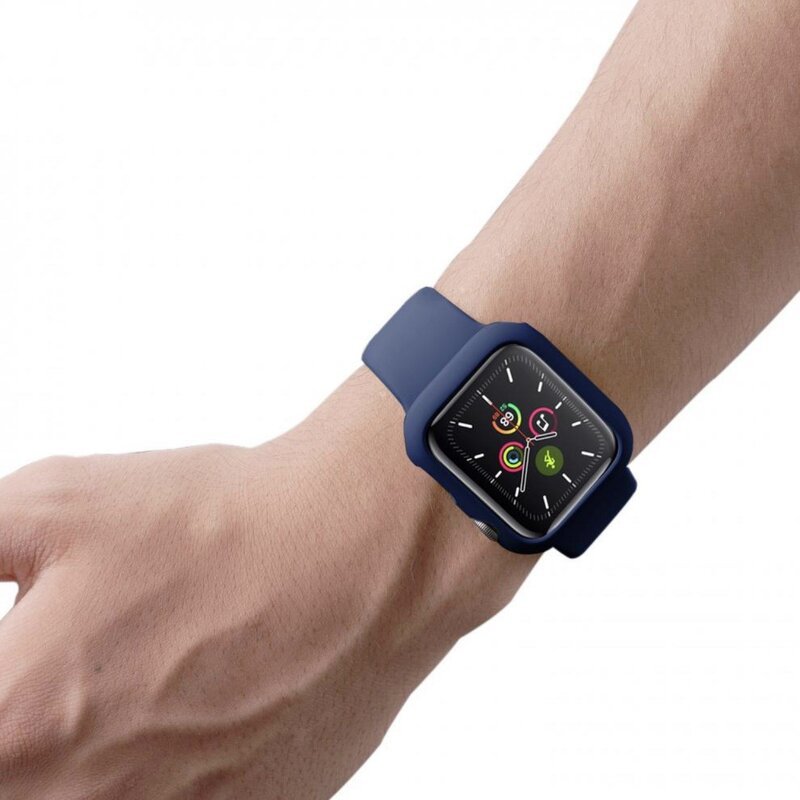 Cassa per orologio smerigliata di vendita calda con cornice protettiva scavata Iwatch per accessorio da metà confezione per orologio di controllo sensibile e alla moda_voghion.com
