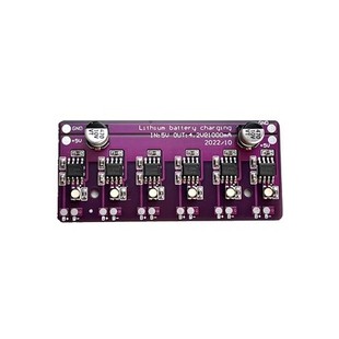 6-bit 4.2V3.7V independent charging array 18650 lithium battery charging circuit simultaneously charging electric vehicles