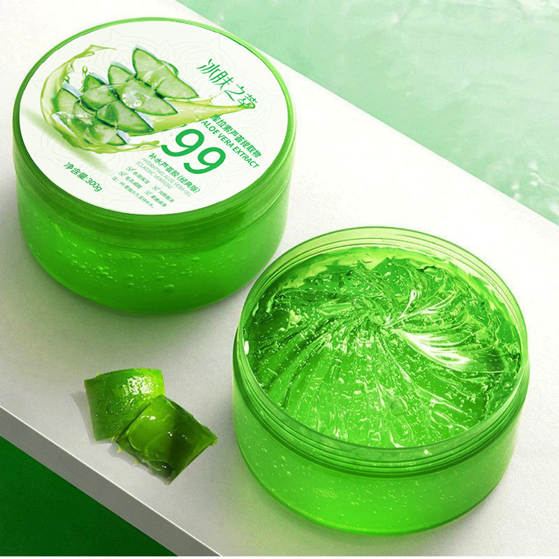 Popular Aloe Vera Gel Skin Filling Set Genuine 300g Hydrating and Moisturizing Facial Skin Care Products Aloe Vera Gel Wholesale