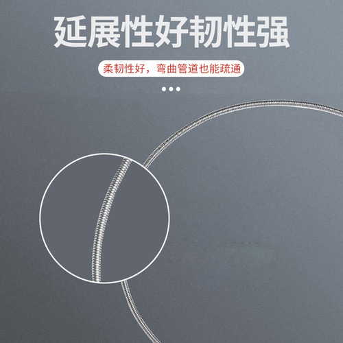 Jinyida pipe unblocker, drain unblocker, toilet unblocker, hand crank spring unblocker 