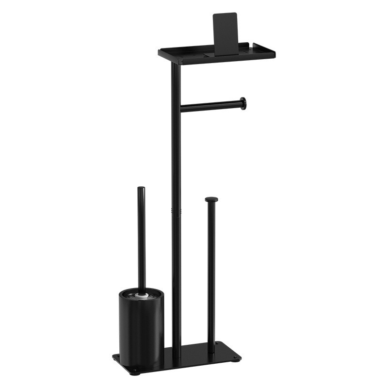 Estante de toallas de baño transfronterizo, soporte de rollo de papel de piso, estante de cepillo de baño, almacenamiento de toallas de papel multifuncionales image 6