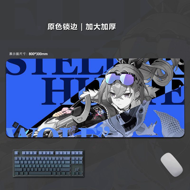 マウスパッド特大ストリートグラフィティコンピュータキーボードパッドボーイズアニメーションゲーム厚みのあるエッジeスポーツマウスパッド|undefined