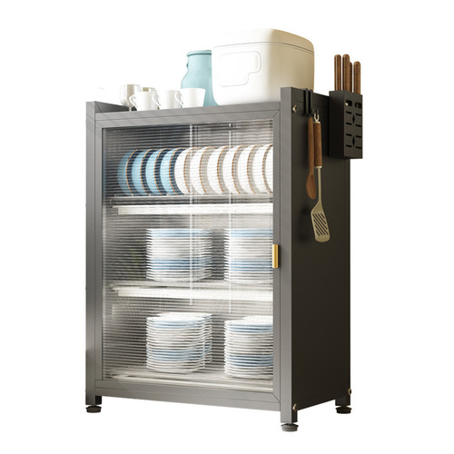 Kitchen bowl and dish storage rack, multi-functional dustproof bowl and dish cabinet, knife and chopstick bowl and plate drain storage rack, household