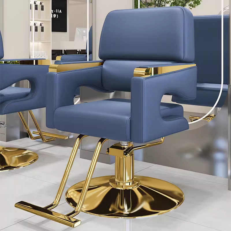Red famosa nueva silla de peluquería silla de salón de peluquería especial elevación giratoria de moda corte de cabello asiento de permeación image 12