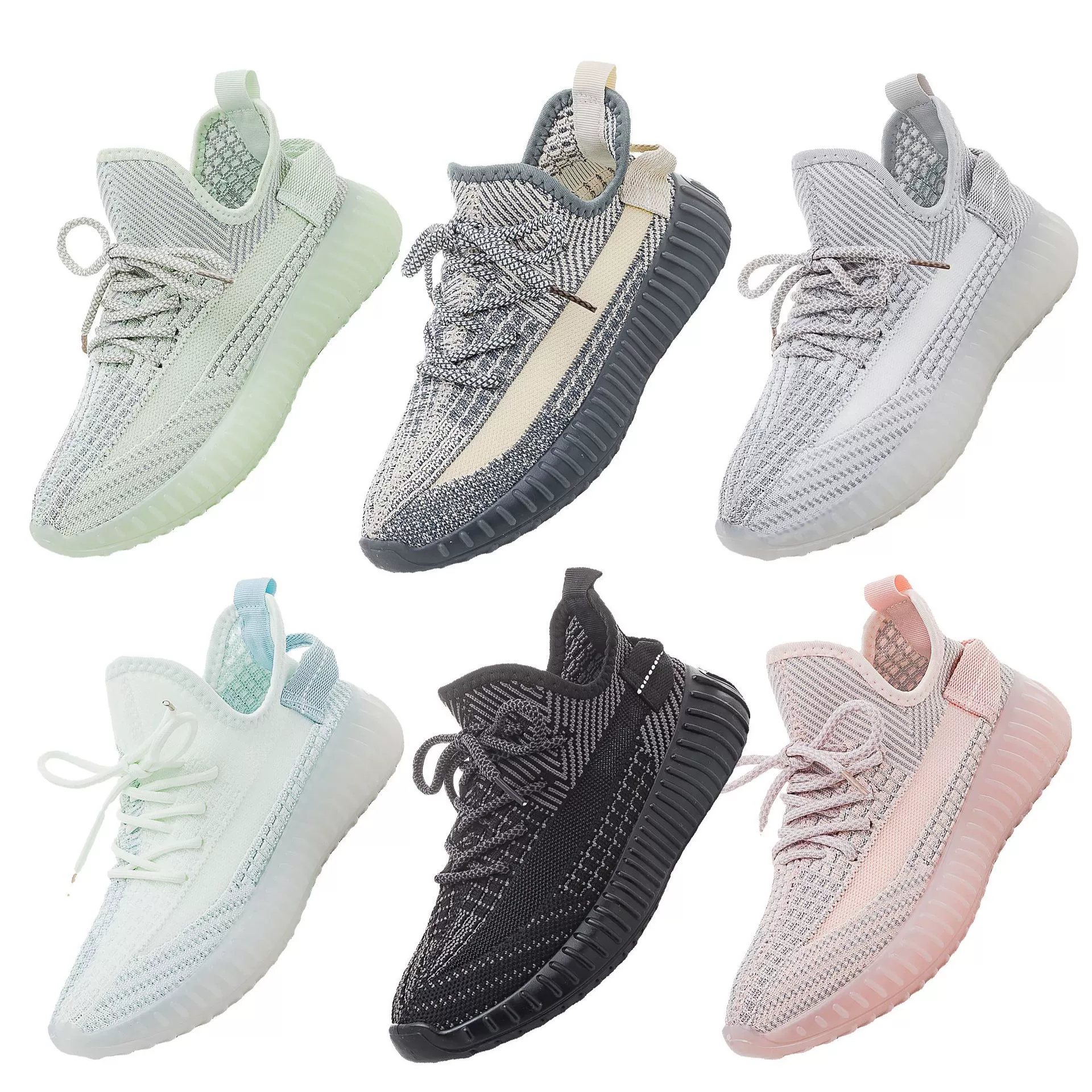 Кокосовая женская обувь мужская повседневная обувь дикая студенческая летающая сетчатая обувь спортивная дышащая пара обувь большого размера