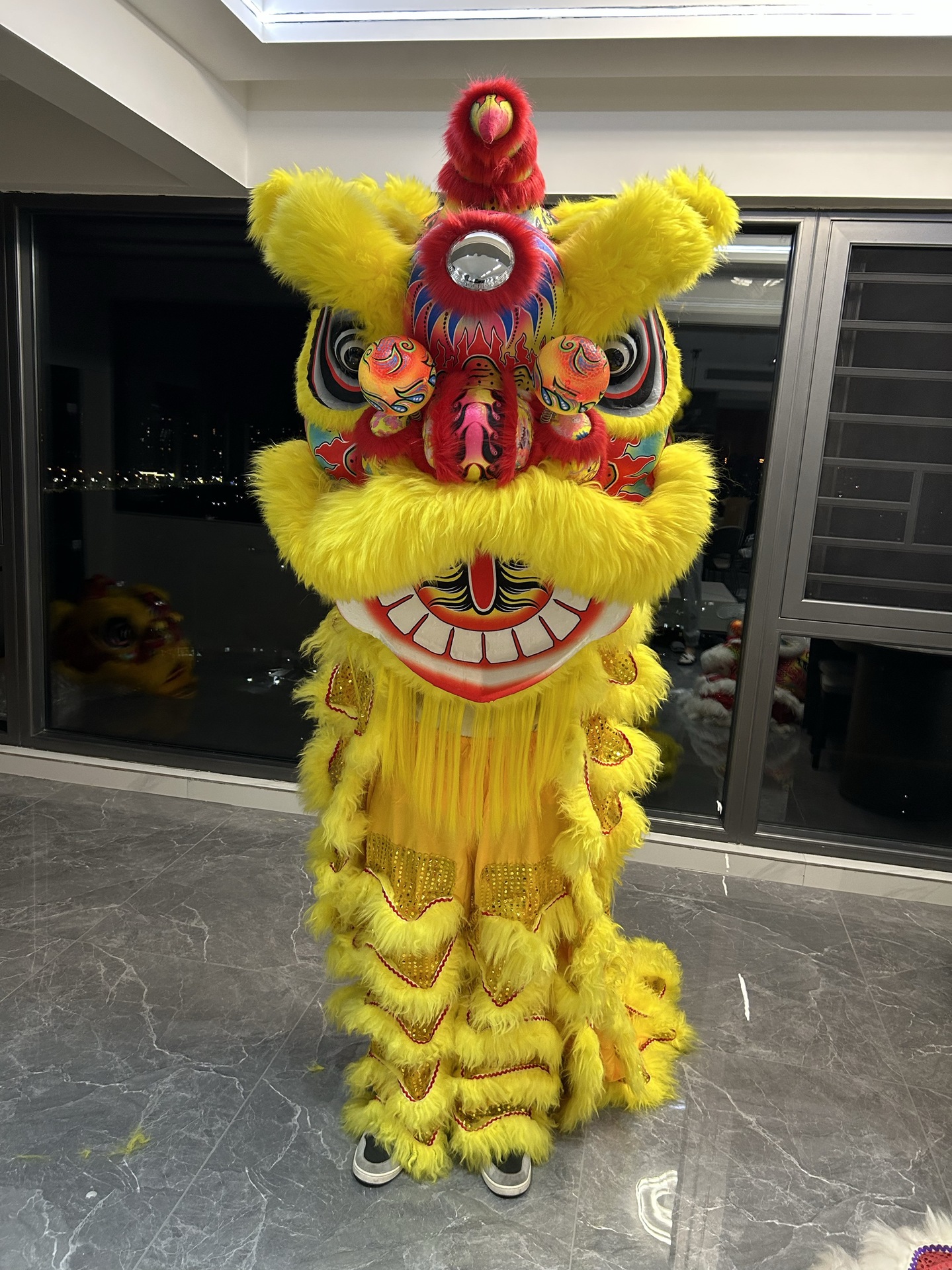 5호 레몬옐로우 더블슈트(바지2벌)