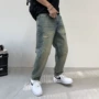 宽松美式直筒乞丐牛仔裤