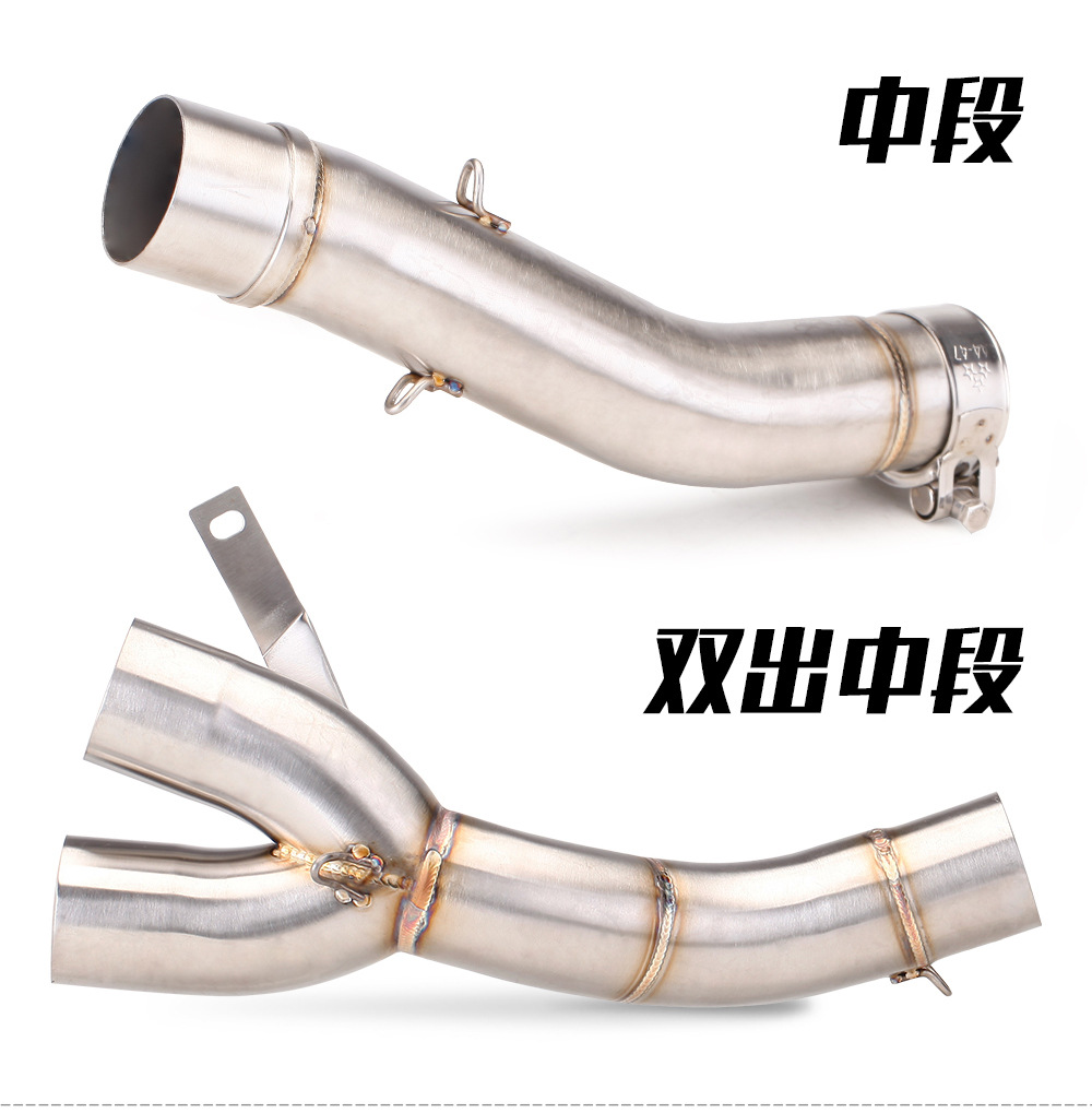 Adapted carbon fiber scorpion tube for Ducati SCRAMBLER800 self-swimming 800 middle exhaust pipe