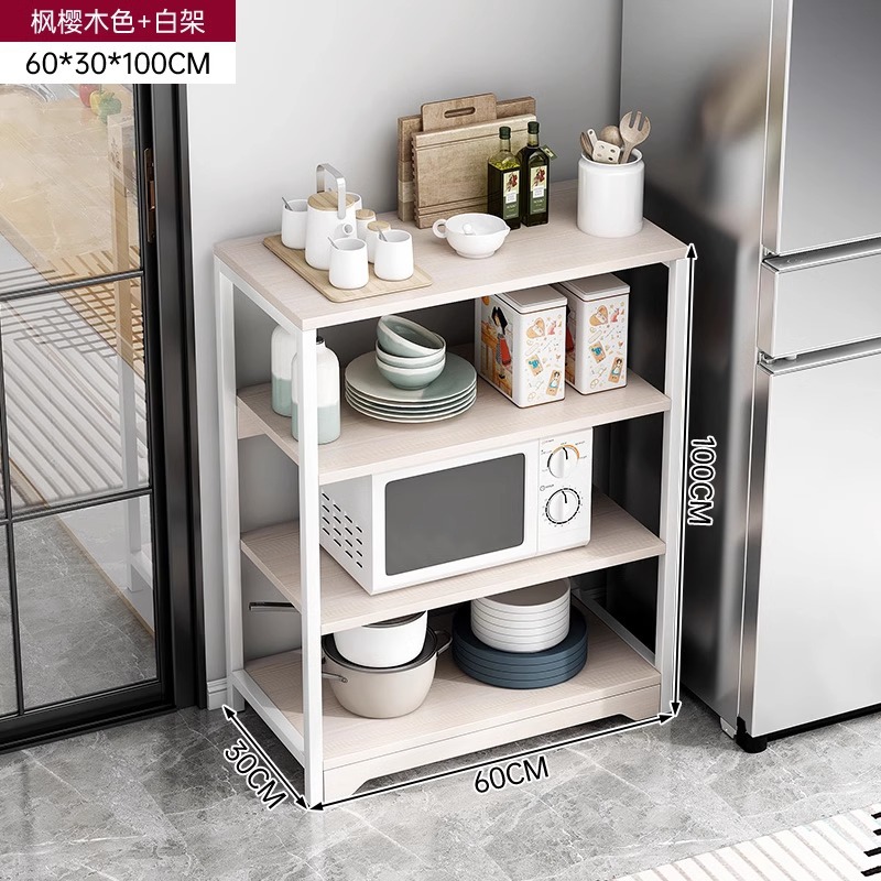 Estante de cocina mesa de corte multifuncional multicapa de piso a techo, horno microondas, almacenamiento, suministros de cocina, estante de almacenamiento para el hogar