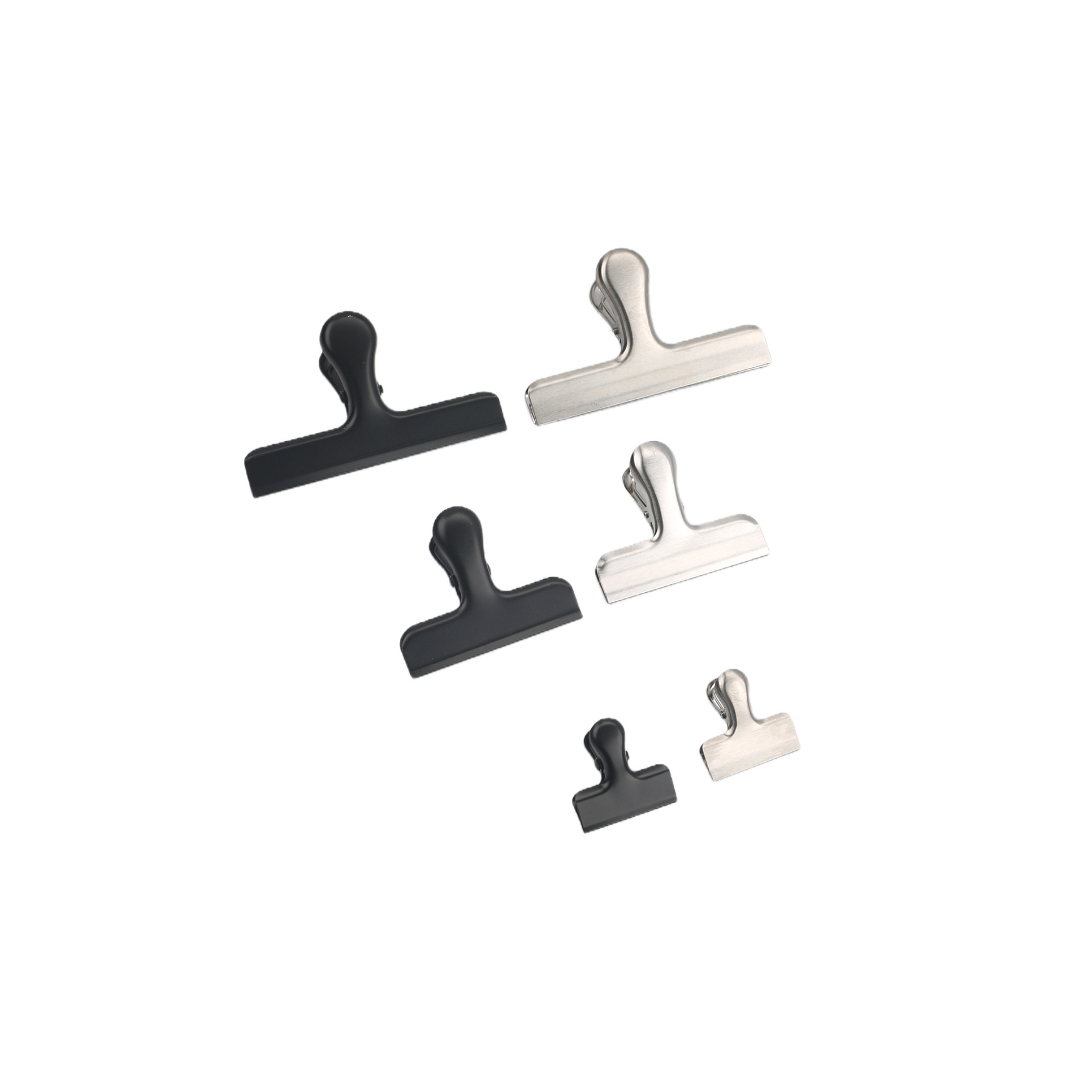 Clip de sellado de acero inoxidable Clip de sellado a prueba de humedad Clip de conservación de alimentos de cocina Carpeta en forma de T multiusos de oficina