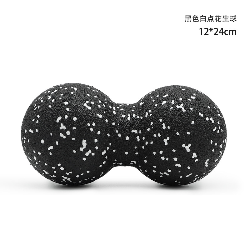 筋膜ボール高硬度ピーナッツボール筋肉頚椎バックマッサージリラクゼーションヨガフットマッサージボールフォームローラー|undefined