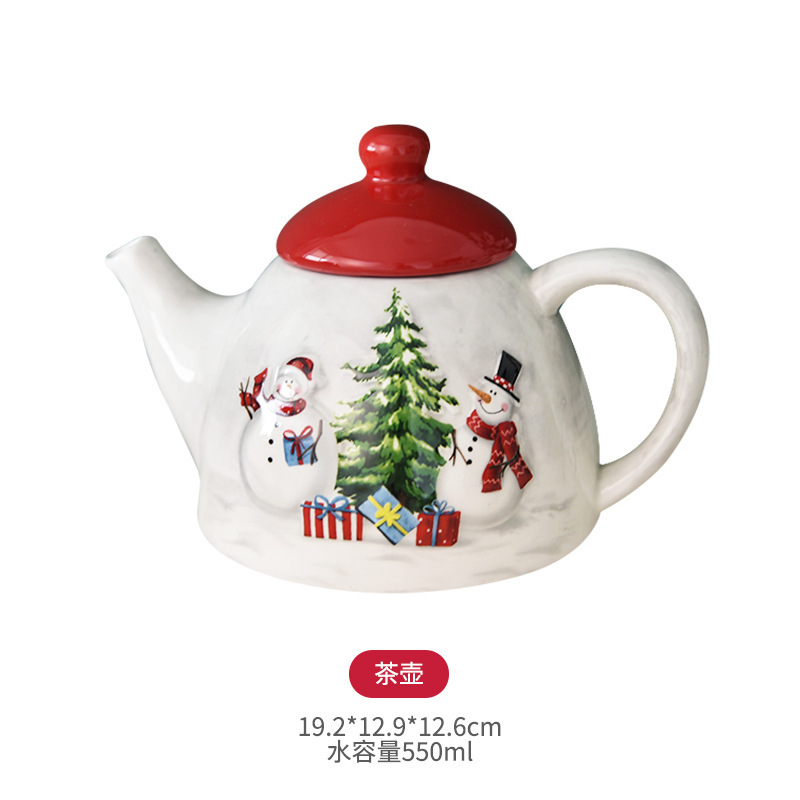 Muñeco de nieve de campo-Tetera W196308