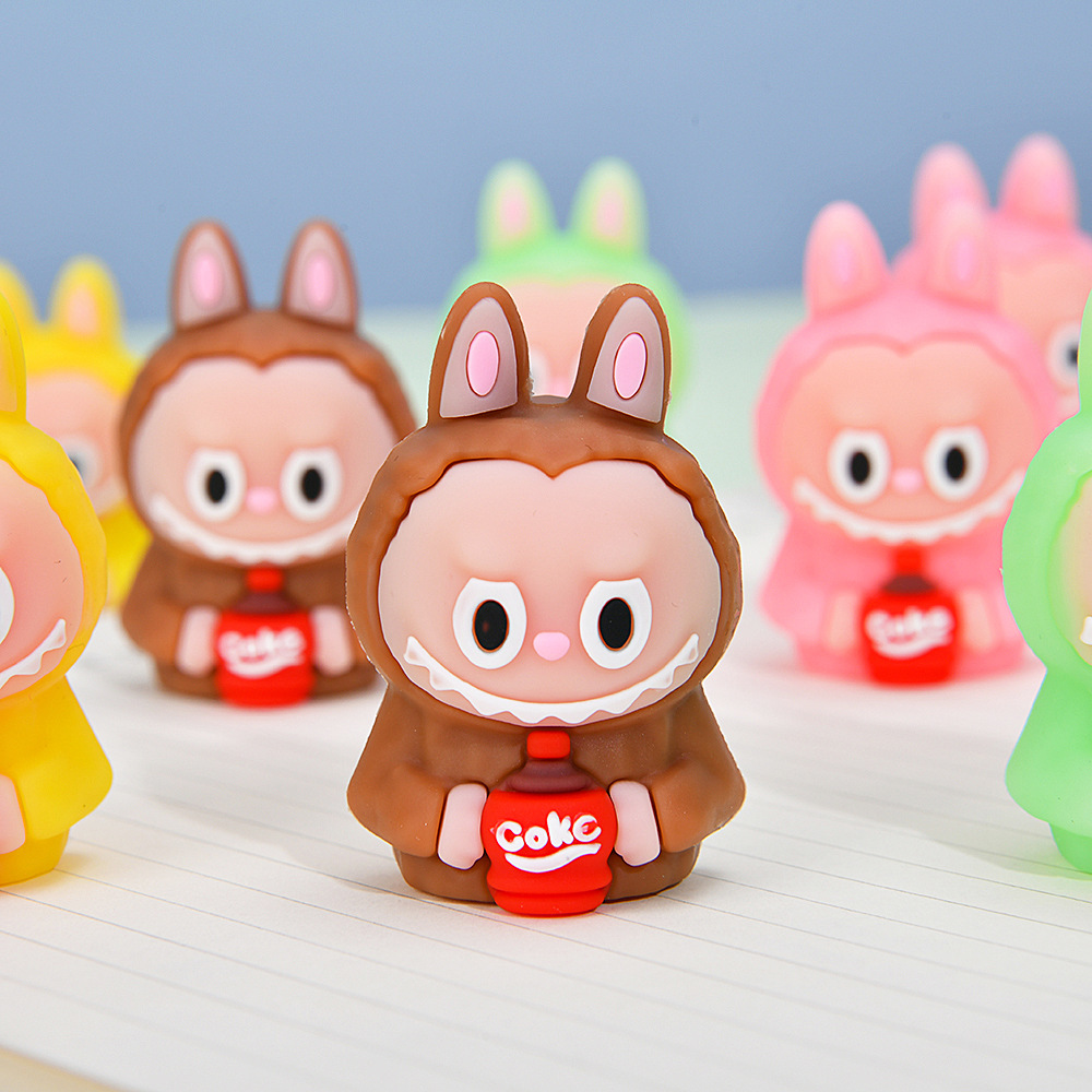 3D estereoscópico panda forma borracha papelería infantil regalos PVC goma suave limpia no tóxica goma al por mayor