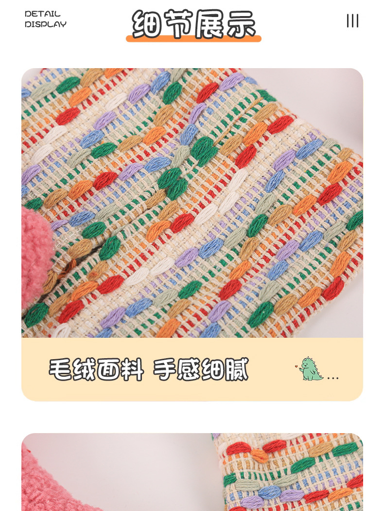 New car tissue box cartoon car chair back hanging paper box original dopamine car tissue hanging bag