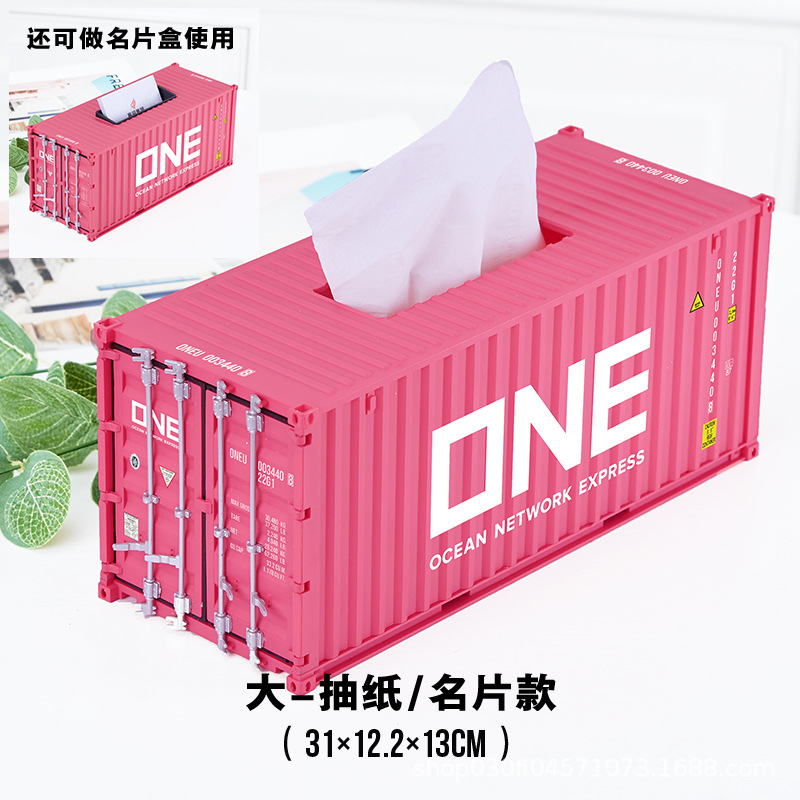 1-20 Adornos de simulación de modelo de contenedor de envío Contenedores de envío Desktop de oficina Logotipo personalizado Envío de carga Regalos de mano