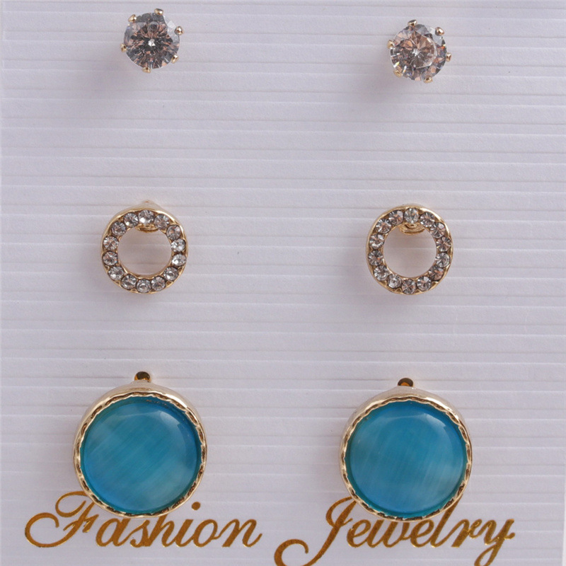 Fashion pearl alloy love earrings setpicture20