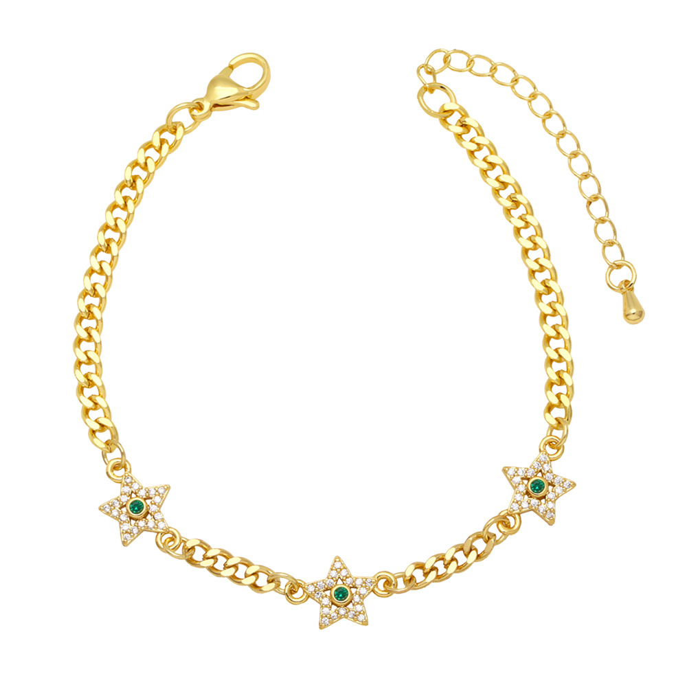 Fashion Copper XINGX Bracelet Daily Splicing Zircon Copper Bracelets