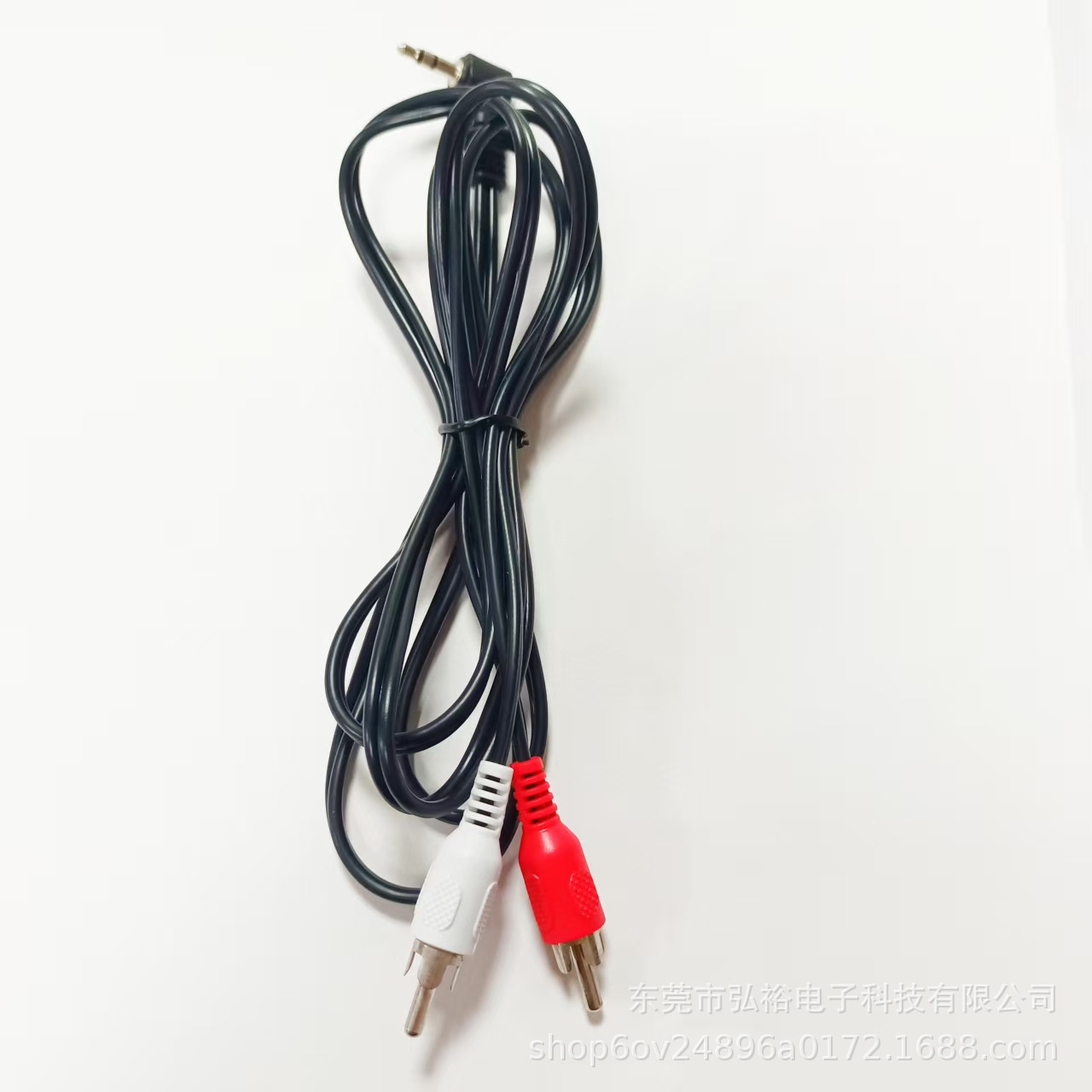 3.5mm Elbow to Dual Rca Audio Cable (Aux to Rca Audio Cable)