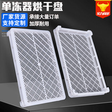 厂家批发烘干盘食品冷库速冻框蔬菜晾晒烘干托盘冷冻盘塑料单冻器