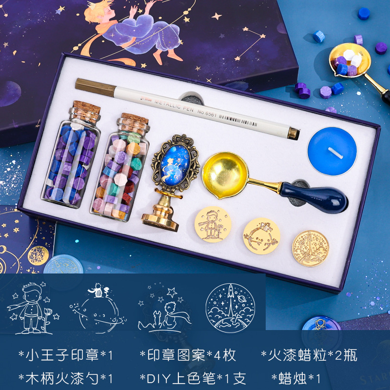 Tienda cultural y creativa Puzzle Astronaut Fire Paint Set Caja de regalo Juguetes prácticos para estudiantes de primaria y secundaria Regalo de cumpleaños creativo