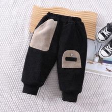小童加厚裤子2025新款冬装加厚棉裤洋气2童装3岁男童休闲帅气棉裤
