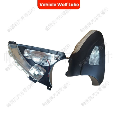 Applicable to Volkswagen Tiguan 08-18 Xia Lang 11-16 Skoda Wild Emperor Reversing Mirror Turn Signal Warning Light (Dönmə işıqları) - with-floor-light-right-side-of-passenger-car