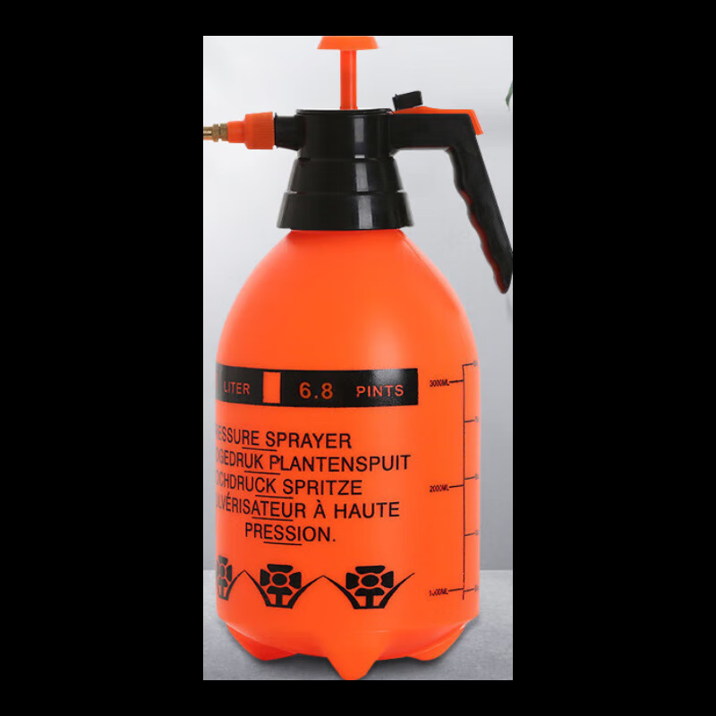 加厚材质金属喷头消毒喷水壶3000ml