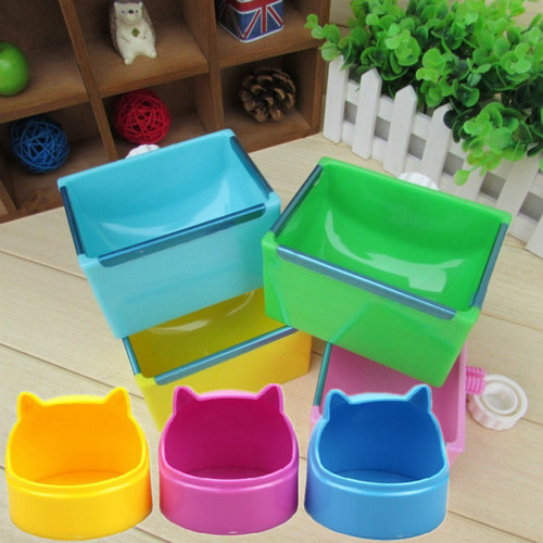 Rabbit Chinchilla Guinea Pig Feeding Bowl and Box, Fixed Anti-Bite Square Food Box, Rabbit Chinchilla Supplies Fixed Feeding Bowl Manufacturer