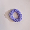 Donut, high elastic hair rope, fashionable woven hair accessory with pigtail, South Korea, new collection, city style, simple and elegant design