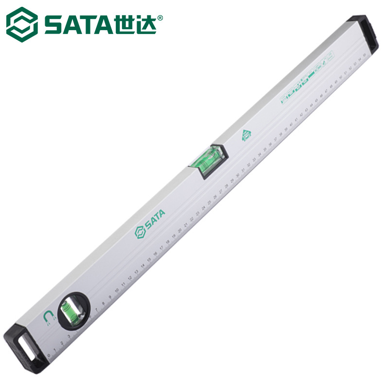 世达91613水平尺带磁水平测量尺水平仪铝合金平衡靠尺600MM24英寸