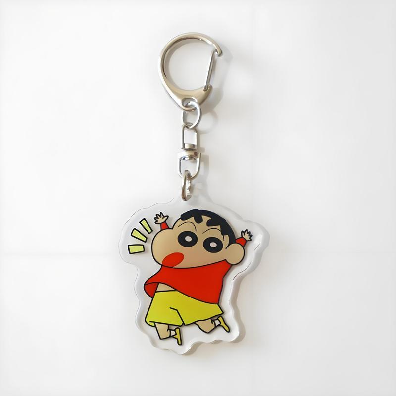 漫画アニメクレヨンしんちゃん周辺アクリルキーホルダー二次元クラシックシリーズキーホルダーペンダント装飾|undefined