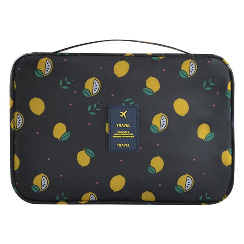 Bolsa de lavado de viaje bolsa de cosméticos de patrón floral bolsa de almacenamiento de gran capacidad portátil multifuncional bolsa de lavado colgante