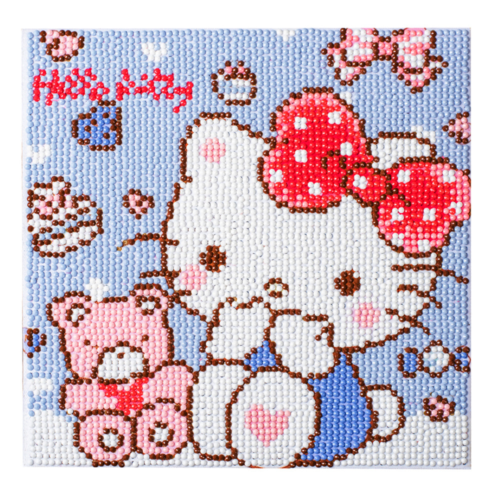 Los nuevos niños de diamante completo pintura Mesa decoración hecha a mano diversión DIY pegado diamante coolomi diamante pegatinas al por mayor