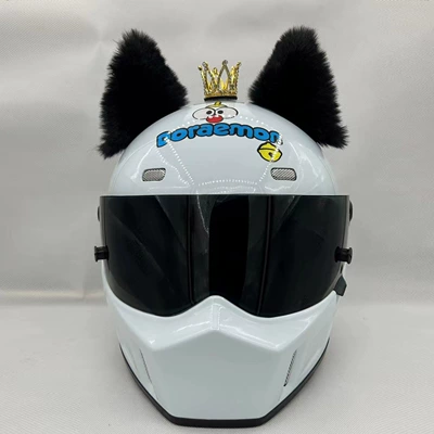 Available in Various Styles and Colors — Motosiklet dəbilqələri - black