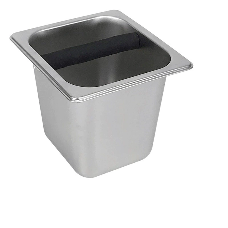 Ведро для остатков кофейного порошка большой емкости из нержавеющей стали ПК акриловый соответствующий прибор коммерческий магазин чая с молоком Кофейня коробка для остатков