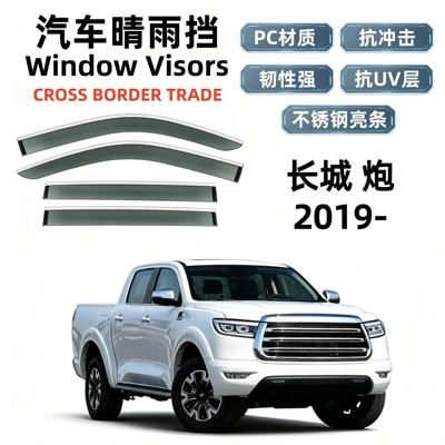 Suitable for 19 models of Great Wall Poer, rain guards, car window rain shields, cross-border export and dropshipping (Rain shield)